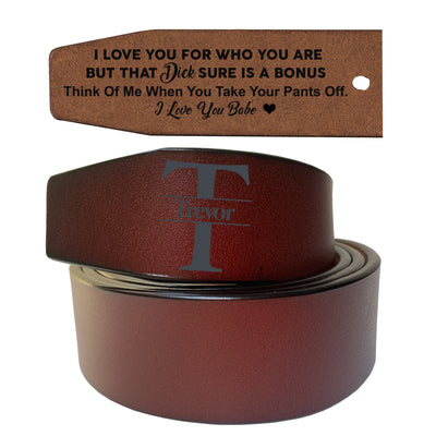 Brown Leather Belt, Personalized Gifts For Husband, Wedding Gifts, Fathers Day Gifts, Mens Leather Belts, LB68