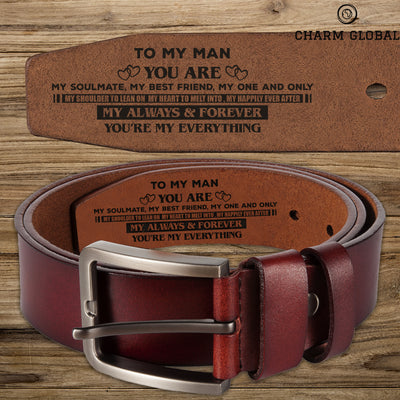 Personalized Gifts For Men, Leather Belts For Him, Anniversary Gifts For Him, LB51