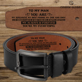 Personalized Gifts For Men, Leather Belts For Him, Anniversary Gifts For Him, LB51