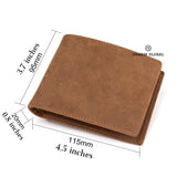 Personalized Leather Wallets, To My Grandson Wallet, Perfect Gifts For Men, W107