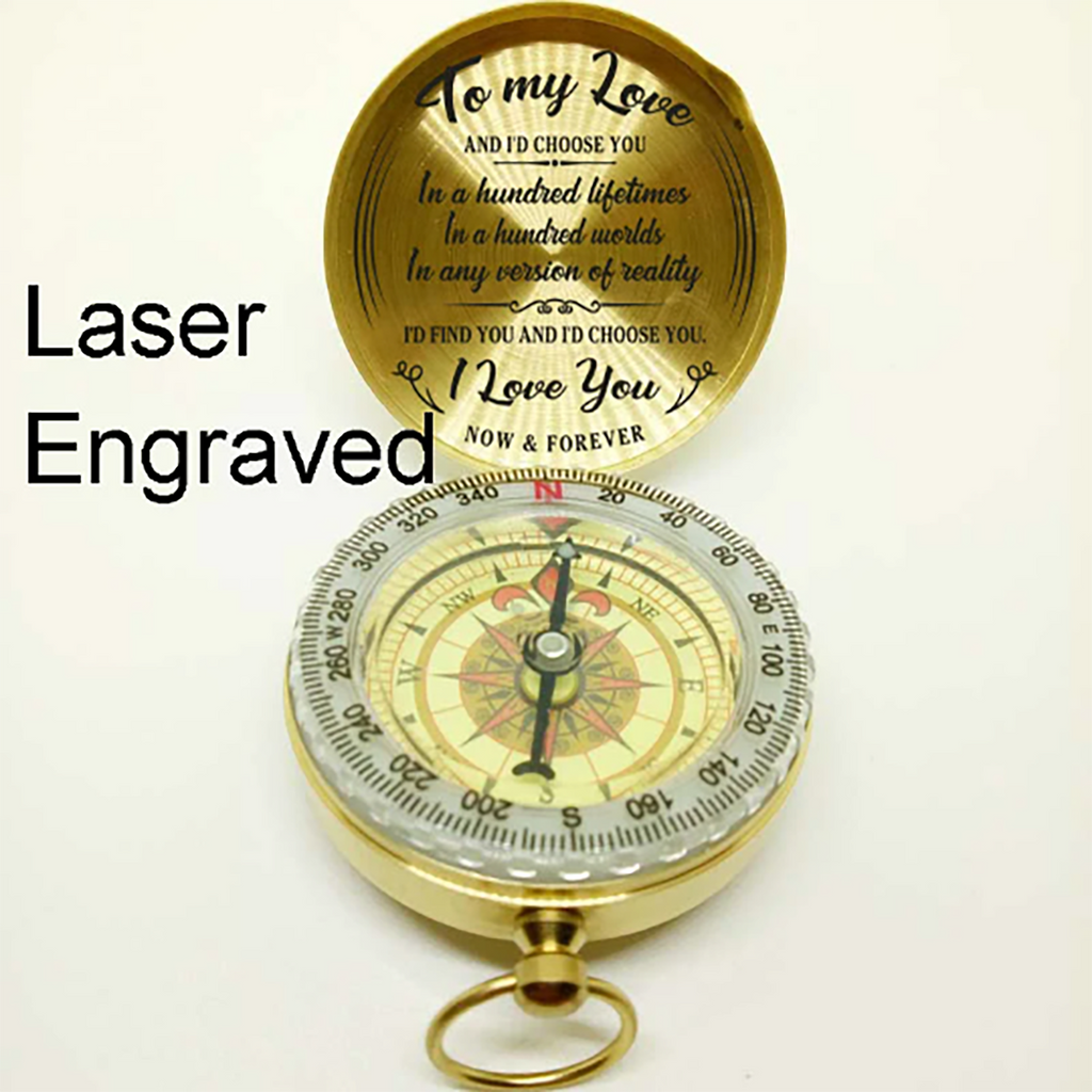 Anniversary Gifts For Him, Gifts For Men, To My Husband Compass, Personalized Compass, CG59