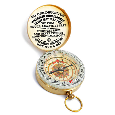 Personalized Compass, Graduation Gift, To My Daughter Compass, Gifts For Her, CG81