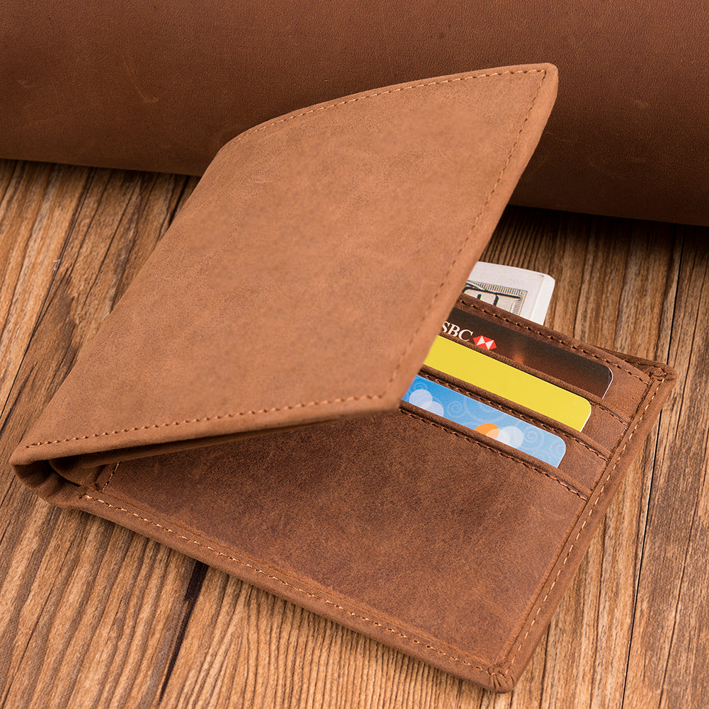 To Our Son Wallet, Personalized Leather Wallets, Perfect Gifts For Men, W67