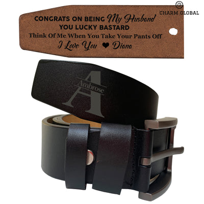 Wedding Gifts, Fathers Day Gifts, Personalized Gifts For Husband, Mens Leather Belts, Leather Belt, LB65