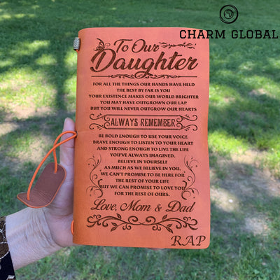 Personalized Journal For Daughter, To Our Daughter Notebook, Daughter Journal, R112