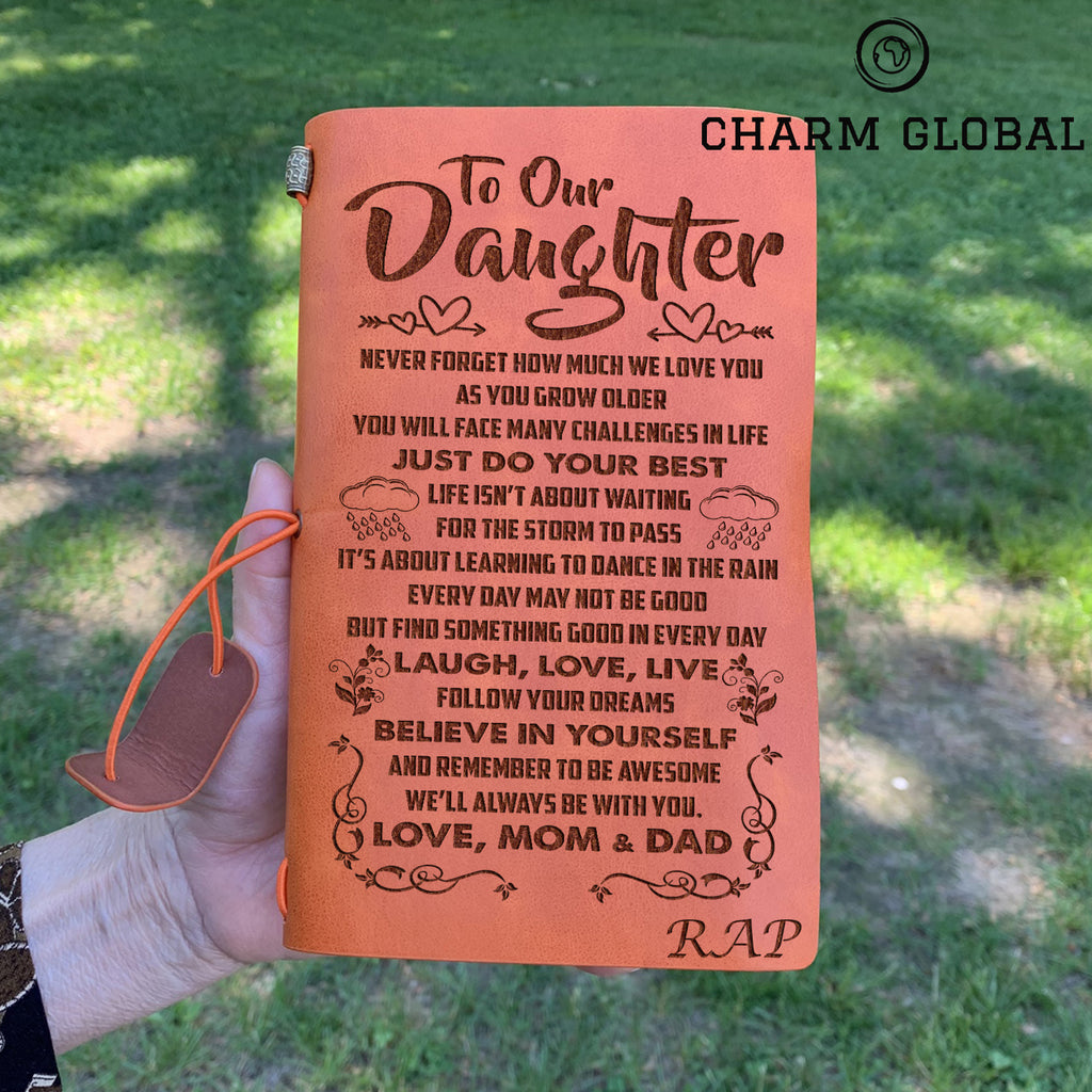 Personalized Journal For Daughter, To Our Daughter Notebook, Daughter Journal, R118