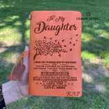 To My Daughter Notebook, Daughter Journal, Personalized Journal For Daughter, R52