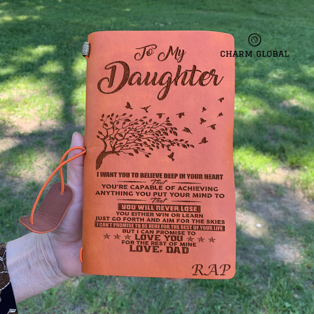 Personalized Journal For Daughter, To My Daughter Notebook, Daughter Journal, R54