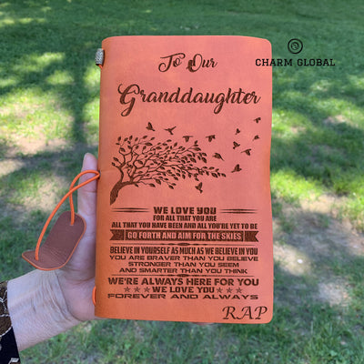 Personalized Journal For Granddaughter, To Our Granddaughter Notebook, Granddaughter Journal, R57