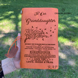 Personalized Journal For Granddaughter, To Our Granddaughter Notebook, Granddaughter Journal, R59