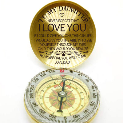 Gifts For Her, Personalized Compass, Graduation Gift, To My Daughter Compass, EC054
