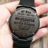 Engraved Watch For Man-Missing Piece CG11