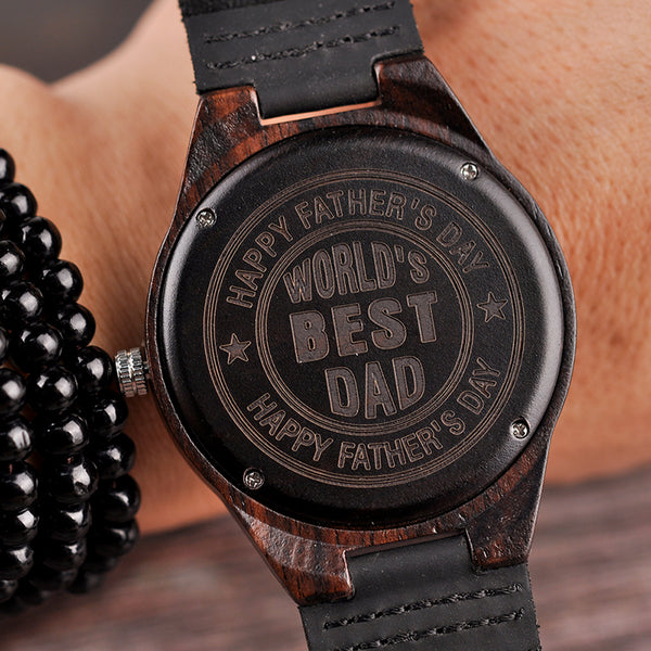 Personalized Watch For Dad-World Best Dad – Charm Global