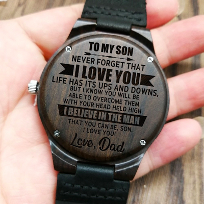 Personalized Watch For Son- Dad To Son I Love You CG06