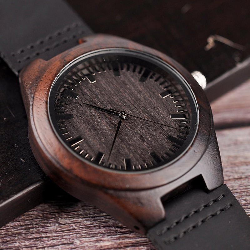 Personalized Wooden Watch For Son-Dad To Son Never Forget