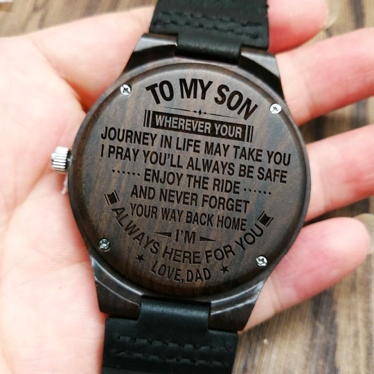 Engraved Watch For Son-Dad To Son Your Journey CG33
