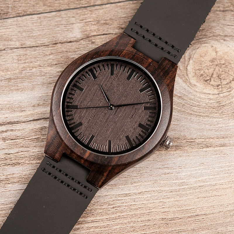 Personalized Wooden Watch For Son-Dad To Son Never Forget