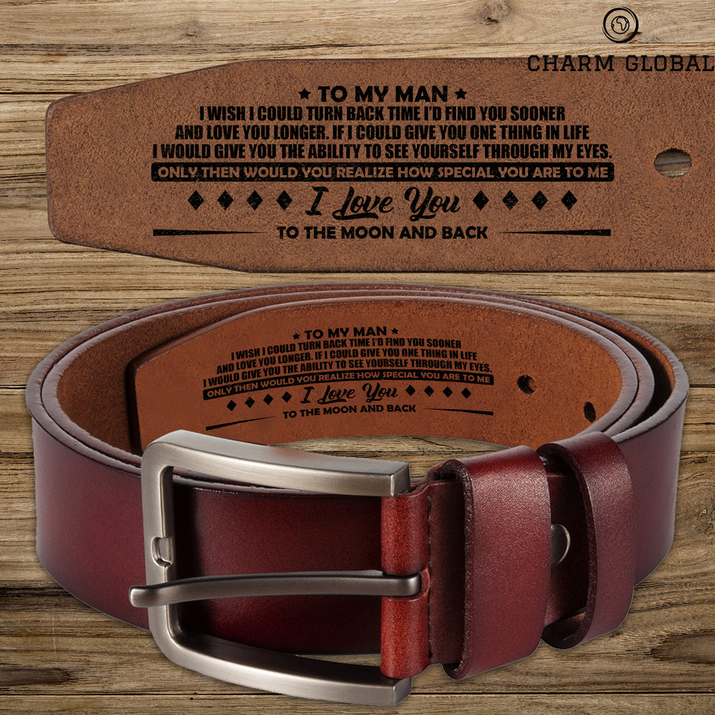 Personalized Gifts For Husband, Mens Leather Belts, Fathers Day Gifts, Wedding Gifts, LB07
