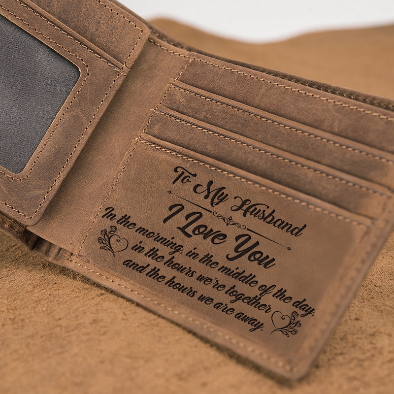 Wallet engraving ideas for husband sale