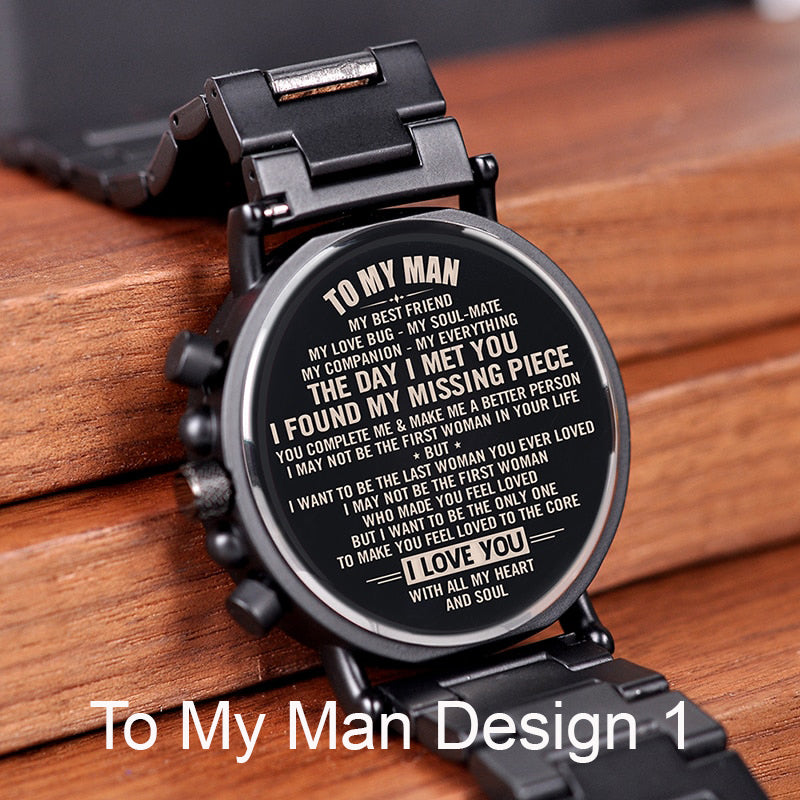 Wooden Watches For Men-Gifts For Boyfriend-Gifts For Husband